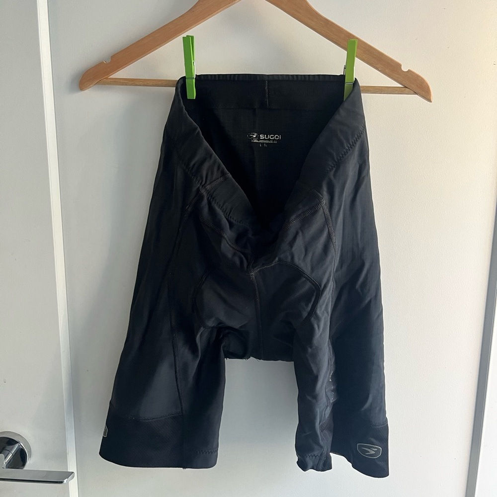 SUGOI Black Performance Cycling Bib Shorts